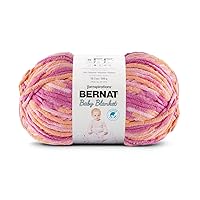 BABY BLANKET BB Peachy Yarn - 1 Pack of 10.5oz/300g - Polyester - #6 Super Bulky - 220 Yards - Knitting/Crochet