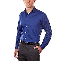 Van Heusen Mens Dress Shirts Regular Fit Lux Sateen Stretch Solid