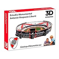 3D puzzle stadium 16072 Puzzle 3D Stadium Park Prince PSG, Dark Blue,  Grande: : Toys