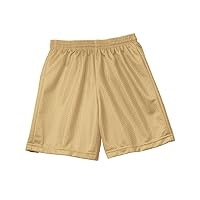 A4 Tricot-Lined 6 Mesh Shorts (NB5301) Vegas Gold, L