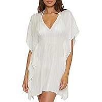 BECCA Radiance Woven Tunic, Striped, Beach Cover Ups for Women