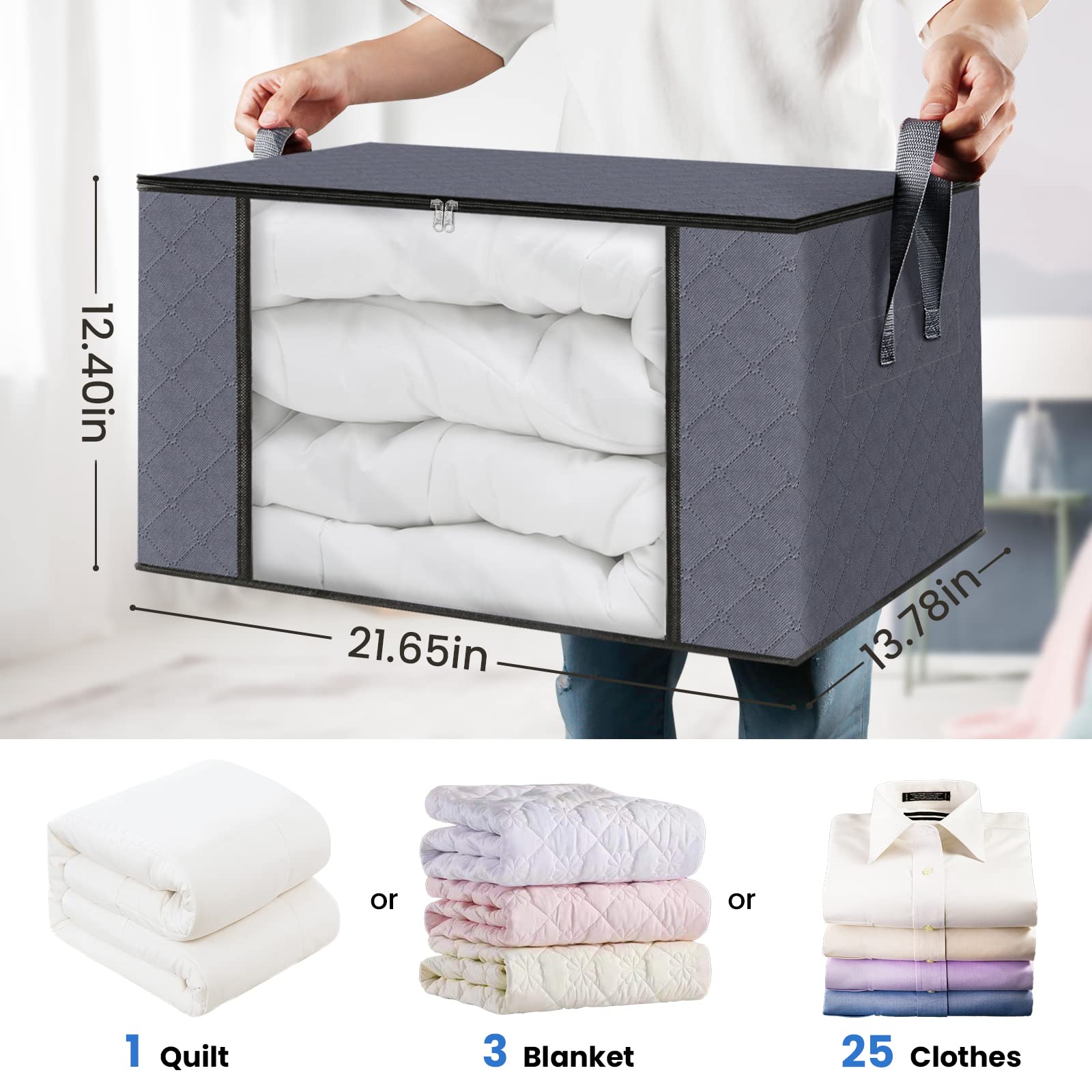 Clothing Storage Bags - 10oz Thick With 100% Pure Cotton - Small |  Hangersforless