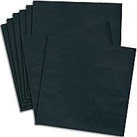 Amscan Bold & Stylish Black Solid Tissue - 20