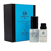 RawChemistry For Her A Pheromone Infused Perfume Gift Set [Attract Men] - Elegance, Extra Strength Pheromone Infused Formula 1 Fl. Oz