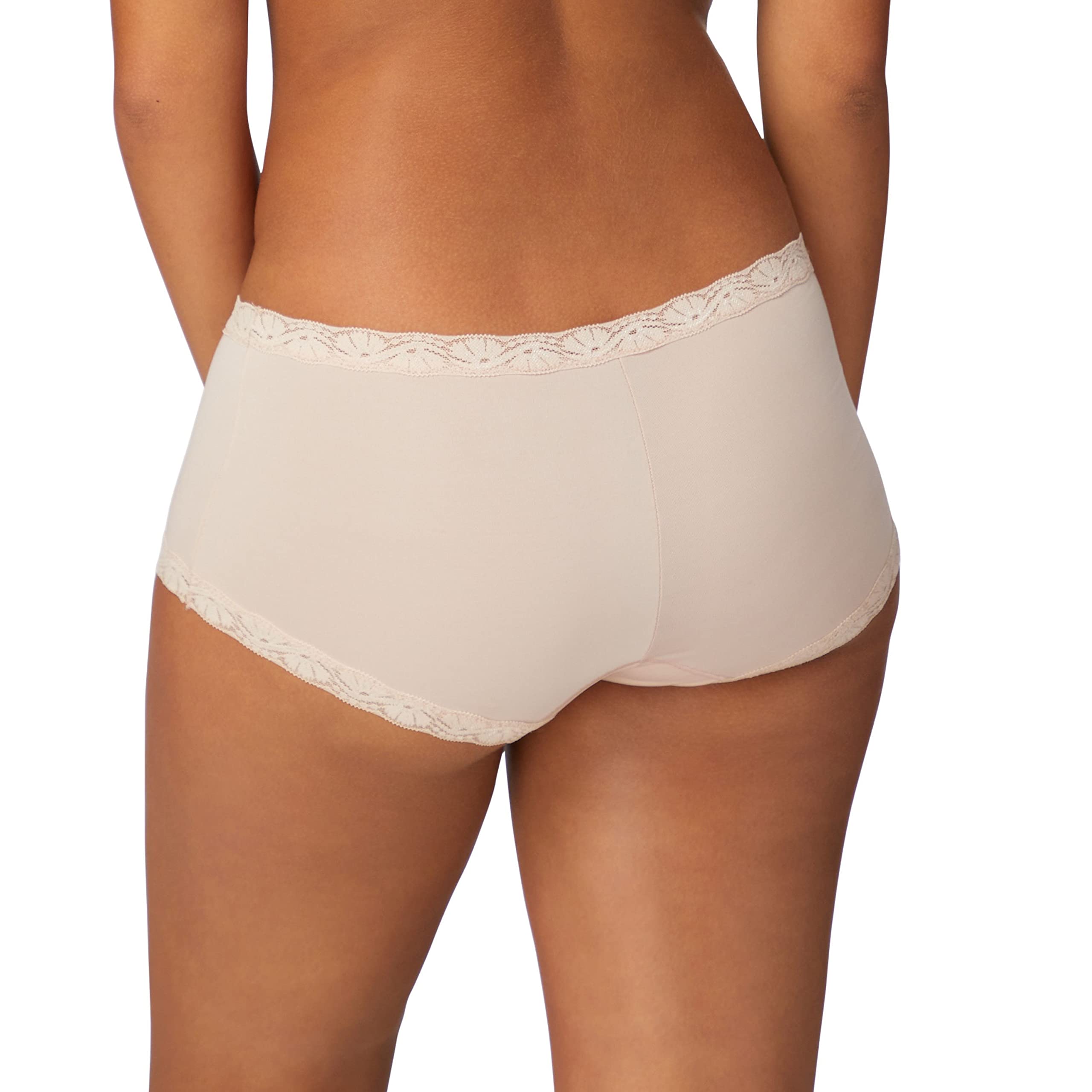 Maidenform womens Microfiber Boyshort Panty Pack, One Fab Fit Boyshort Panties With Lace, 3-pack