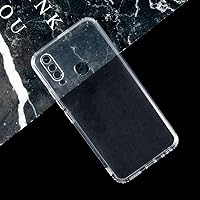 Vivo Y17 2019 Case, Soft TPU Back Cover Shockproof Silicone Bumper Anti-Fingerprints Full-Body Protective Case Cover for Vivo Y3 (Transparent)