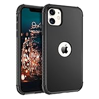 BENTOBEN iPhone 11 Case, Phone Case iPhone 11, Heavy Duty 2 in 1 Full Body Rugged Shockproof Protection Hybrid Hard PC Bumper Drop Protective Girls Women Boy Men Covers for iPhone 11, Black Design