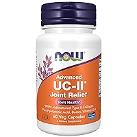 Supplements, UC-II Advanced Joint Relief with Undenatured Type II Collagen, plus Hyaluronic Acid, Boron, Vitamin D-3, 60 Veg Capsules