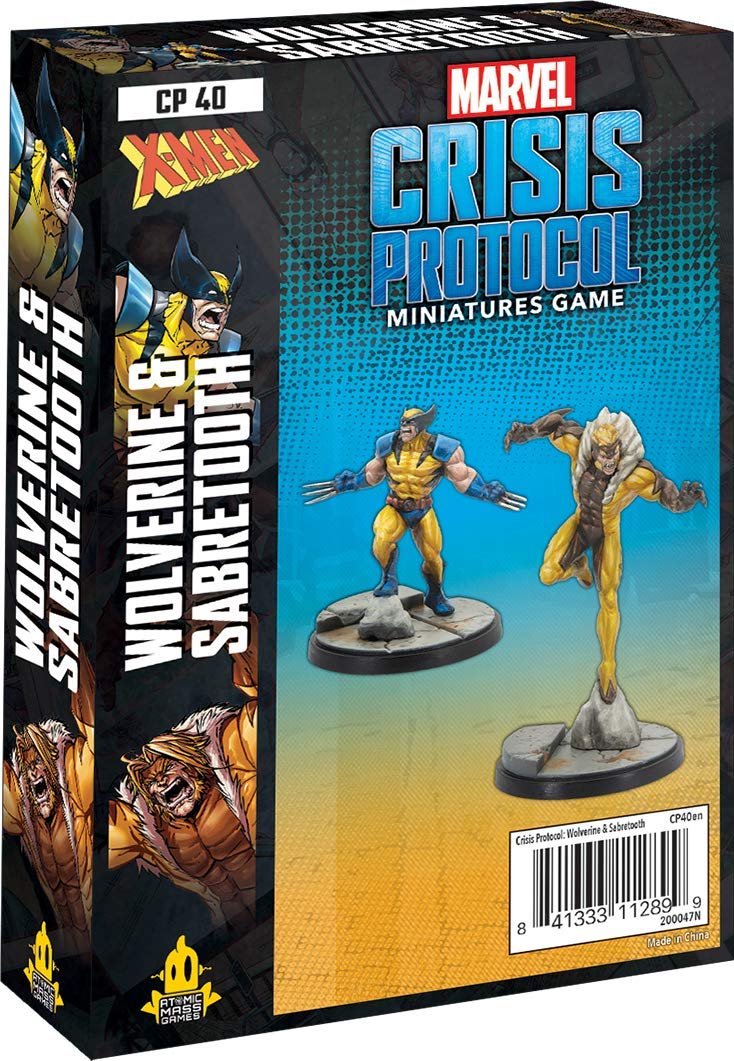Fantasy Flight Games Marvel: Crisis Protocol: Wolverine and Sabretooth Character Pack