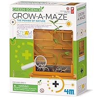 4M Green Science Grow A Maze Kit, Build A Plant Maze Science Kit, For Boys & Girls Ages 5+ , 5 x 4 nches