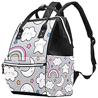 Diaper Bag Star Moon Rainbow Care Bag Nappy Changing Bag