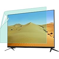 Anti Blue Light Screen Protector, Anti Glare Filter Film, Anti-UV Eye Protection Compatible with 32/37/39/40/42/46inch TV Display,No Bubbles