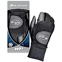 Orlimar Women's Winter Performance Fleece Golf Gloves (Pair), Black