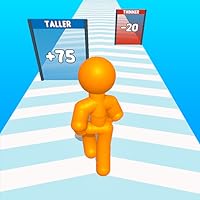 Taller Run! Tall & Wide Man Runner Challenge 3D - Pass through Gate to Become Bigger to Take Bots Off Fun Running Game