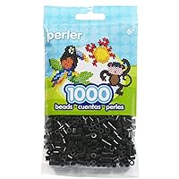 Perler Beads 1,000 Count-Black