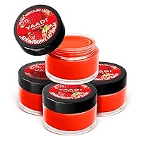 Vaadi Herbals Lip Balm, Strawberry and Honey, 10g (Pack of 4)