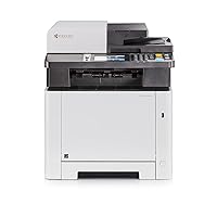 ECOSYS M5526cdw All-in-One Color Laser Printer (Print/Copy/Scan/Fax), 27 ppm, Up to Fine 1200 dpi, Gigabit Ethernet, Wireless & Wi-Fi Direct, Standard Duplex, 4.3in Touchscreen Panel, 512 MB