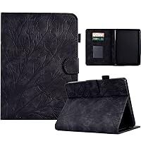 Shockproof Protective Case Compatible with Kindle Paperwhite 1/2/3/4 6inch Case Drop-Proof Cover Protective Cover Premium PU Leather Case Multi-Angle Viewing Stand Cover with Card slots & Pencil Holde