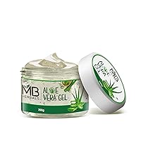MB Herbals Aloe Vera Gel 7 oz (200 Gram) | 98% Pure Aloe Vera Gel - No added Fragrance | For Moisturizing Skin and Scalp | Skin and Hair Care