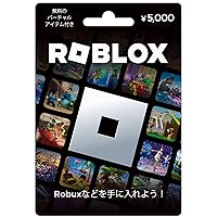 Roblox ギフトカード - 5,000 Robux 【限定バーチャルアイテムを含む】 【オンラインゲームコード】 ロブロックス | カード版