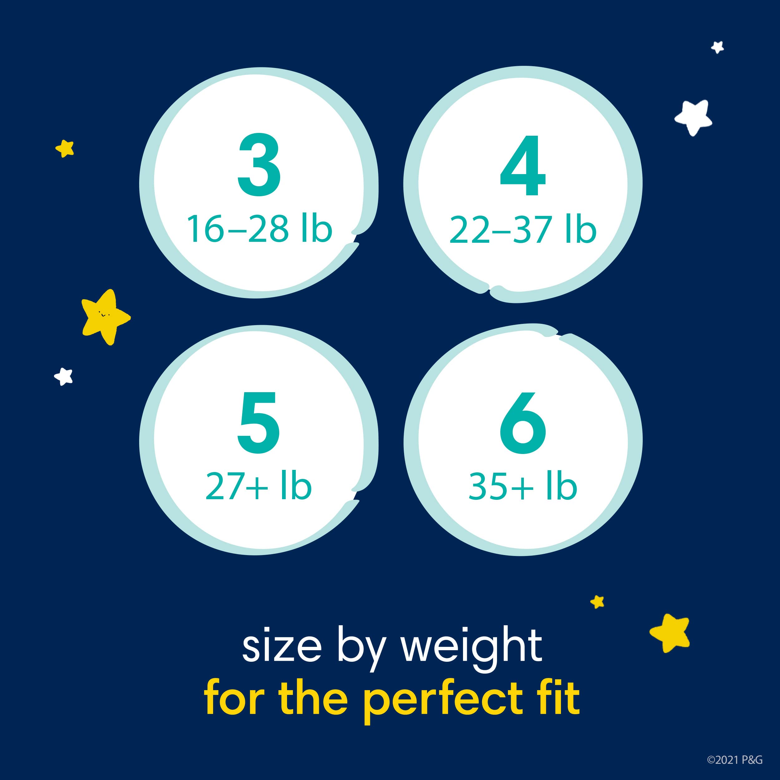 Diapers Size 6, 42 Count - Pampers Swaddlers Overnights Disposable Baby Diapers, Super Pack (Packaging & Prints May Vary)