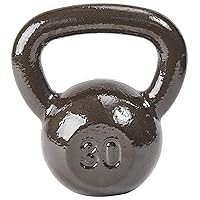BalanceFrom All-Purpose Solid Cast Iron Kettlebell Weight