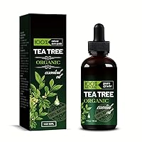 Black Tea Tree Oil, Tea Tree Moisturizing Essential Oil, Pure Organic Oil for Skin Hairs Foot- Smooths Wrinkles Moisturize Feet Toenails Soothing Chapping Body Care 1.0oz