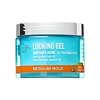 Locking Gel, 6 oz - starts and maintains locs with long lasting hold and no build up, for Fine to Medium Hair Types, made with Castor Oil, Shea Butter & Rosemary Oil