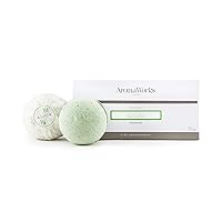 London Inspire Aromabomb Duo - Combat Mental Fatigue - Bath Bombs With A Warm Aroma - Key Ingredients Of Black Pepper, Mandarin And Lime - Vegan - Paraben Free - 2 Pc
