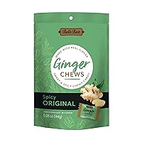 Ginger Chews - Spicy Original Ginger Flavor, 5.08oz Bag