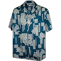 Pacific Legend Polynesian Honu Men's Hawaiian Shirt