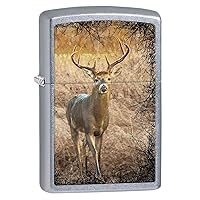 Lighter: Buck in a Field - Street Chrome 80701