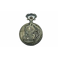 North American Railroad Grade Approved, Railway Regulation Standard, Historical Train Pocket Watch with 2 Chains