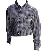 Cinch Western Shirt Boys L/S Button Front Geometric Print MTW7060319