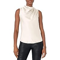 Trina Turk Women's Sleeveless Cowl Neck Blouse