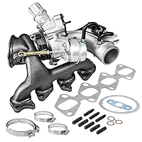 1.4 L Turbocharger with Gaskets Repair kits Compatible with 2011-2019 Chevy Chevrolet Cruze 2012-2020 Sonic 2013-2021 Trax 2013-2021 Buick Encore Replace# 667-203 55565353 GT1446 Turbo Charger