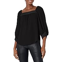 Trina Turk Women's Square Neck Blouse