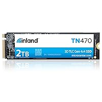 Inland TN470 SSD 2TB Gen4 NVMe M.2 Internal Gaming Solid State Drive, Up to 7,300MB/s, Storage and Memory for Laptop & PC Desktop