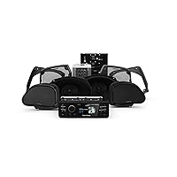 Rockford Fosgate HD9813RG-STAGE3 Digital Media Receiver, Four Speakers & Amplifier Kit for 1998-2013 Harley-Davidson Road Glide