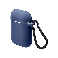 Amazon Basics AirPod Case, Compatible with Apple AirPods 1 & 2, Cobalt Blue