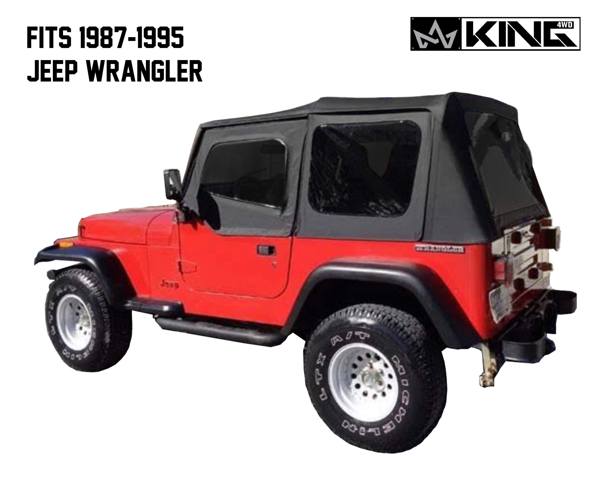 Mua King 4WD Replacement Soft Top in Black Diamond - YJ 1987-1995 Jeep  Wrangler trên Amazon Mỹ chính hãng 2023 | Giaonhan247