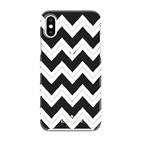 kate spade new york Cell Phone Case for iPhone X - Chevron Black/White