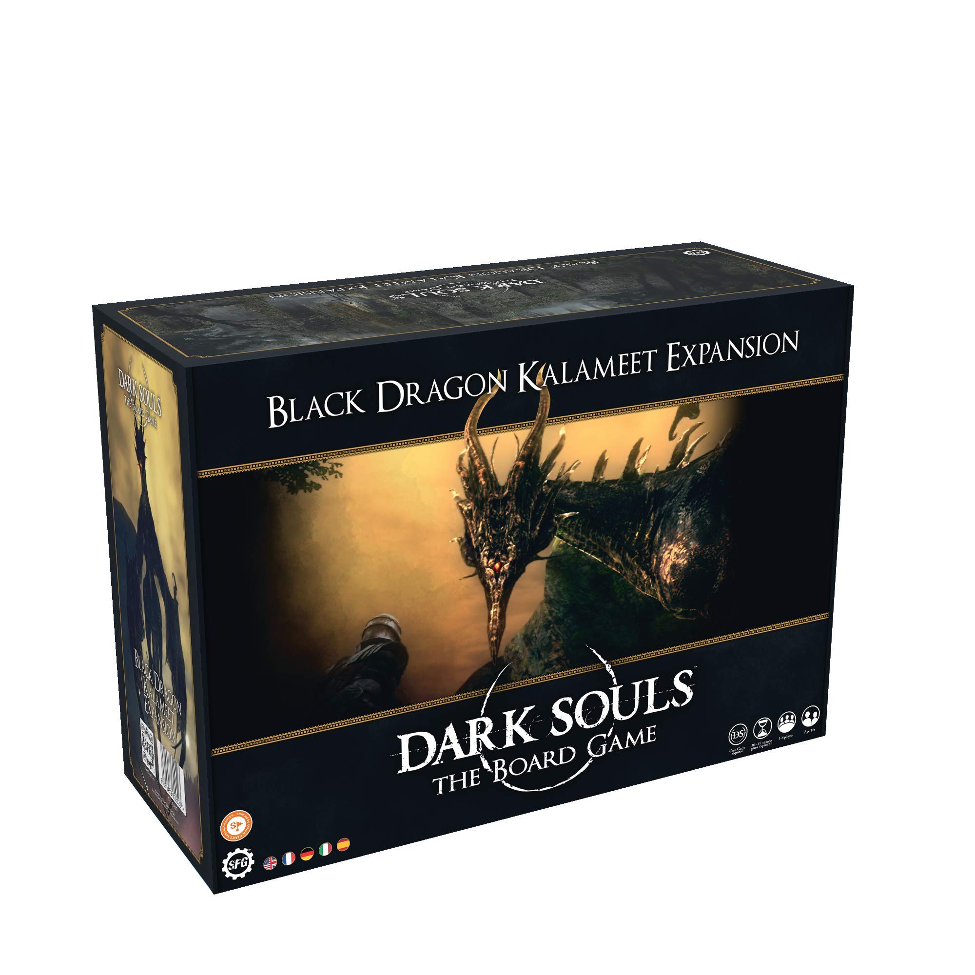Steamforged Games Dark Souls: The Board Game: Wave 2: Black Dragon Kalameet, Brown