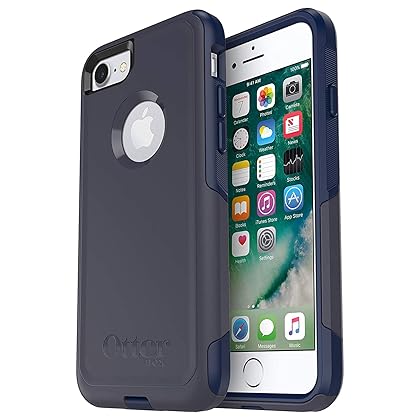 OtterBox IPhone SE 3rd & 2nd Gen, IPhone 8 & IPhone 7 (Not Compatible with Plus Sized Models) Commuter Series Case - INDIGO WAY, Slim & Tough, Pocket-Friendly, with Port Protection