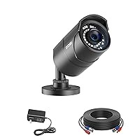 ZOSI 1080p Security Camera Outdoor (Hybrid 4-in-1 HD-CVI/TVI/AHD/960H Analog CVBS),36PCS LEDs,120ft IR Night Vision,105° View Angle Surveillance CCTV Bullet Camera with Extension Cable