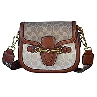 Small Crossbody Bags for Women - Leather Purse Handbag - Fashion Design - Golden Buckle