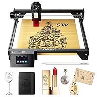 Longer RAY5 5000mW Laser Engraver is an economical Machine Suitable for Beginners, App Offline Control, DIY Engraver Tool for Metal/Glass/Wood, Engraving Area of 15.7