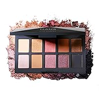 By Lady Gaga: GLAM ROOM PALETTE NO. 1: FAME | 10-Shade Eyeshadow Palette, Blendable & Buildable Eye Makeup with Pigmented Matte, Metallic, Shimmer, and Sparkle Finishes