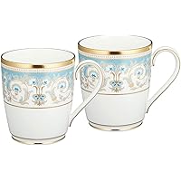 Noritake P59880/H-469 P59880/H-469 P59880/H-469 Mugs (Pair Set) 285cc, Diameter (Including Handle) Approx. 4.3 inches (11 cm), Height Approx. 3.5 inches (9 cm), Capacity Approx. 285 cc (Full Water)