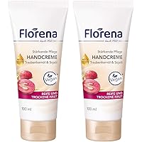 Hand Cream with Grapeseed oil & Soybean oil 2x100 ml I Germany
